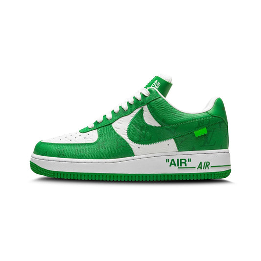 Louis Vuitton Nike Air Force 1 Low By Virgil Abloh White Green