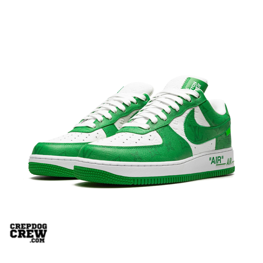 Louis Vuitton Nike Air Force 1 Low By Virgil Abloh White Green