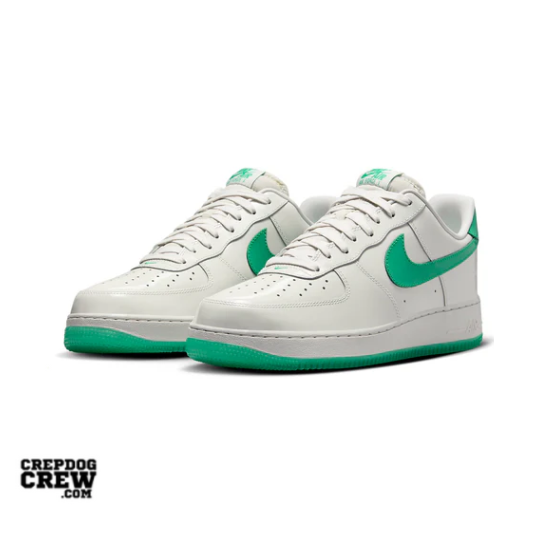 Nike Air Force 1 Low '07 Patent Platinum Tint Stadium Green